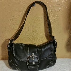 Coach leather purse.